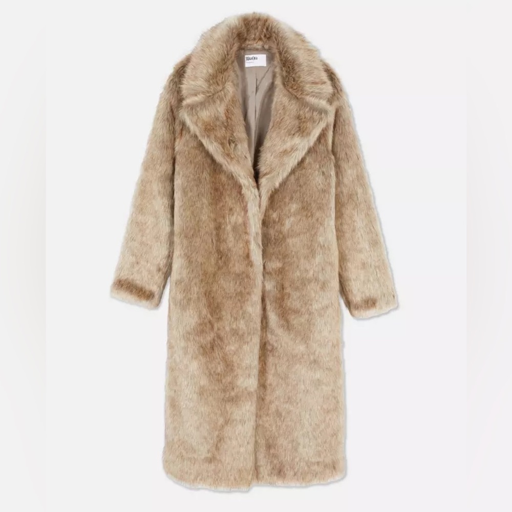 Primark Midi Faux Fur Coat
